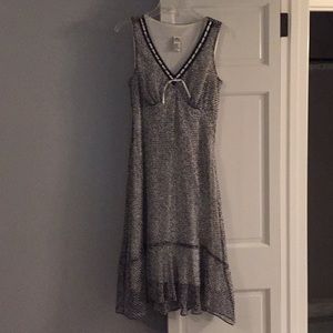 Ladies black/white dress